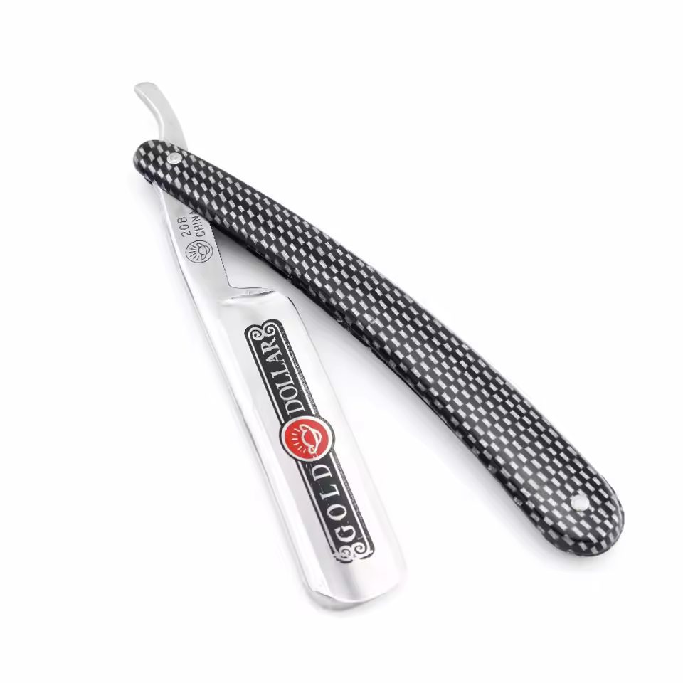 Straight Razor Safety - Gold Dollar Professional Straight Barber Razor,