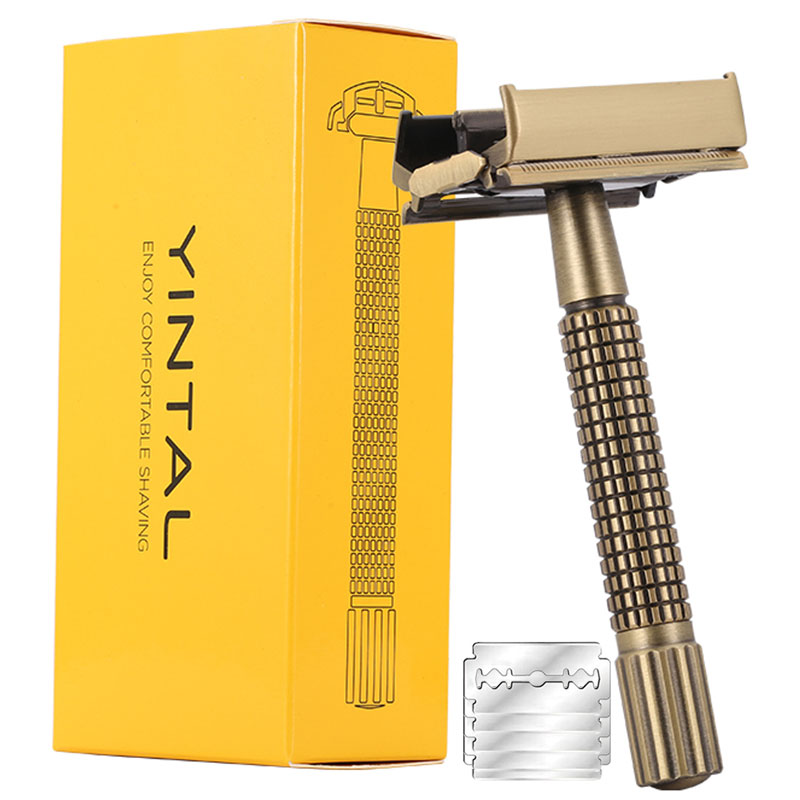 Straight Razor Safety - YINTAL Brass Men Safety TTO Razor