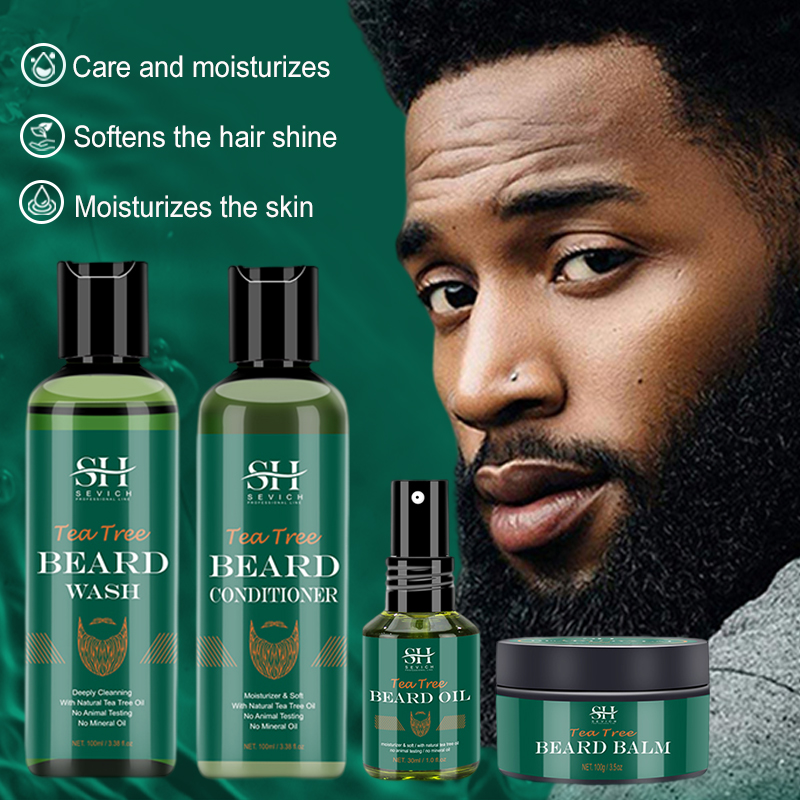 Ingrown Hair Serum - Tea Tree Beard Oil Set For