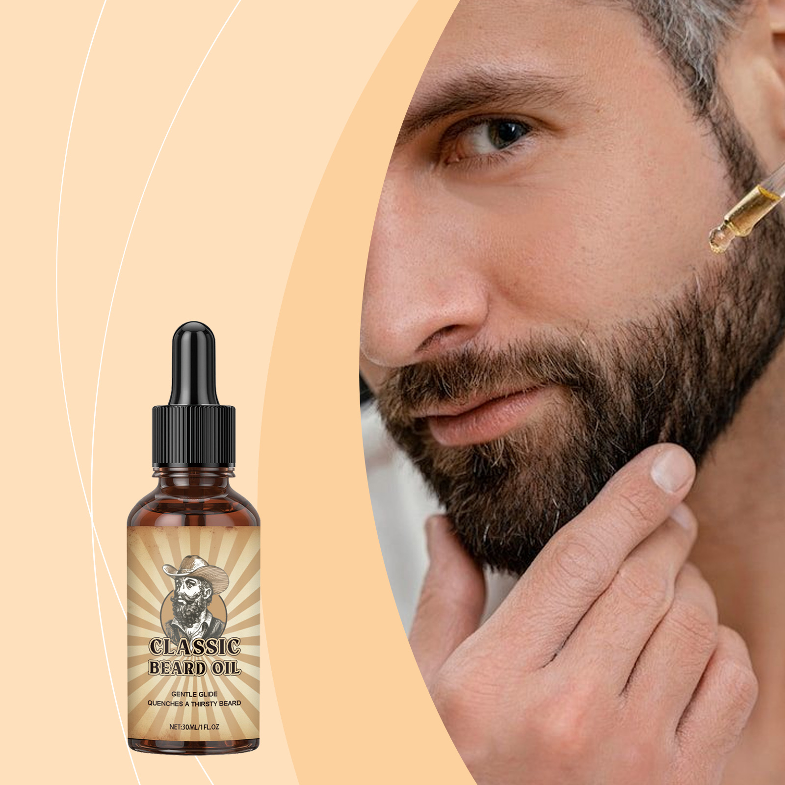 Ingrown Hair Serum - Beard Growth Care Essential Oil Improves