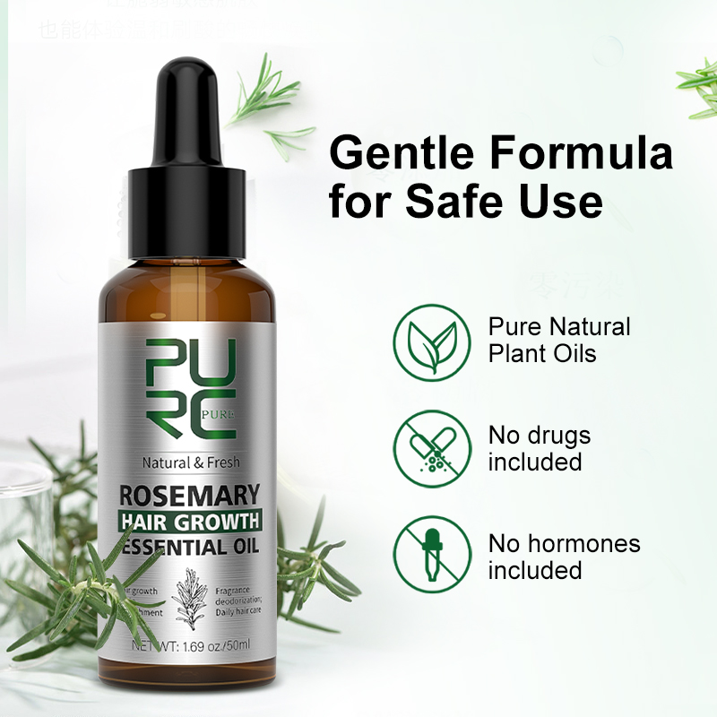 PURC Rosemary Oil for Hair Gro - огляд і ціна Ingrown Hair Serum
