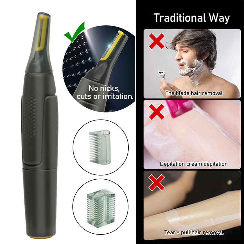 Nose Ear Face Trimmer Electric - огляд і ціна Men'S Face Grooming