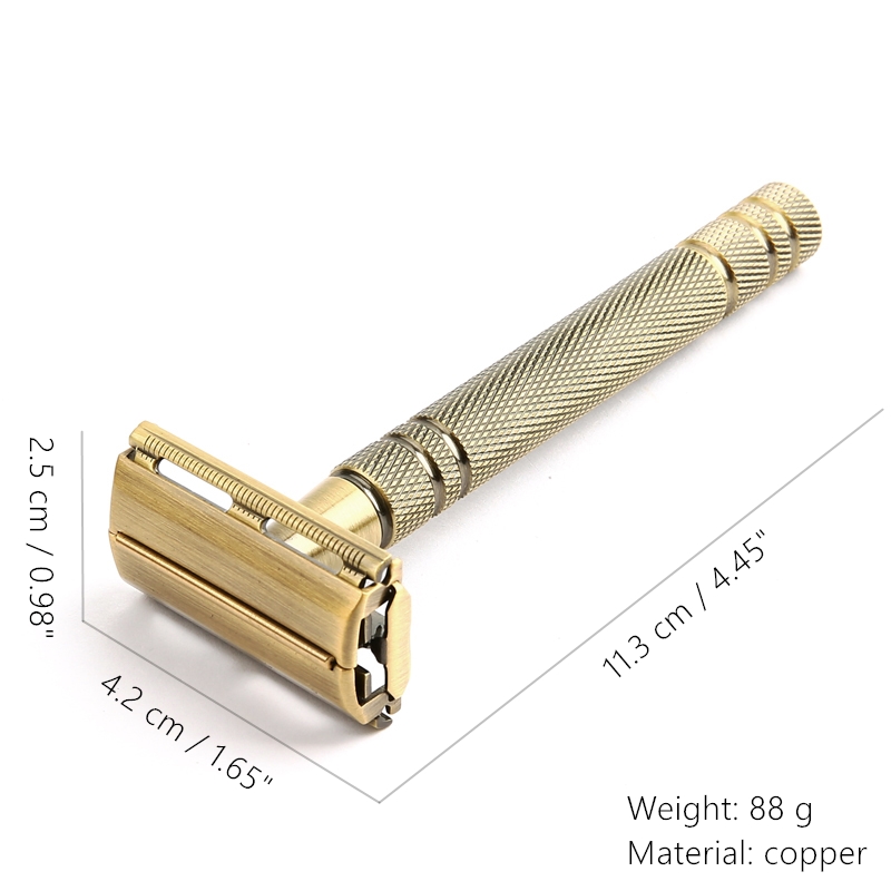 YINTAL Men's Bronze Classic Do - огляд і ціна Straight Razor Safety