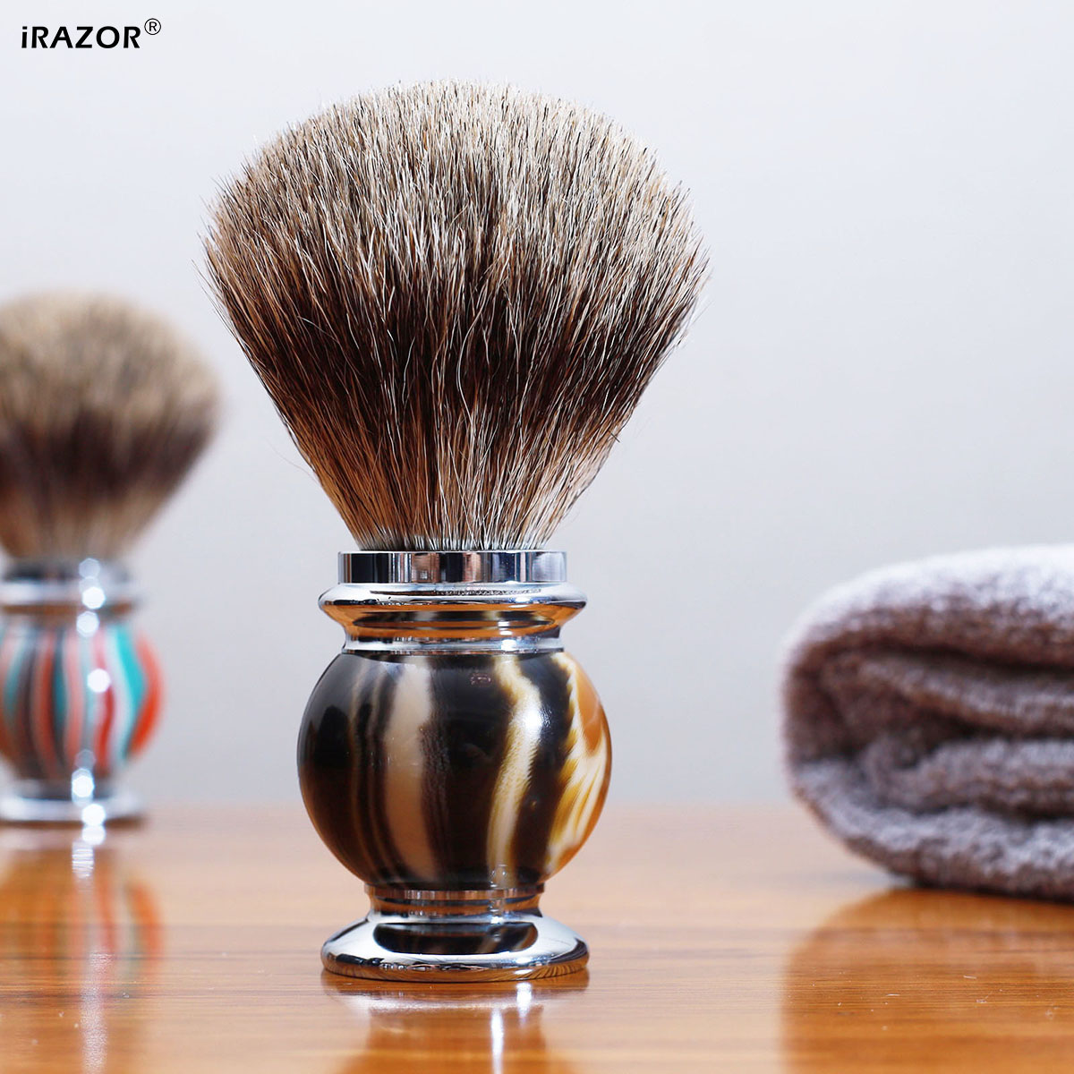 iRAZOR Silvertip Shaving Brush - огляд і ціна Men'S Grooming Organizer