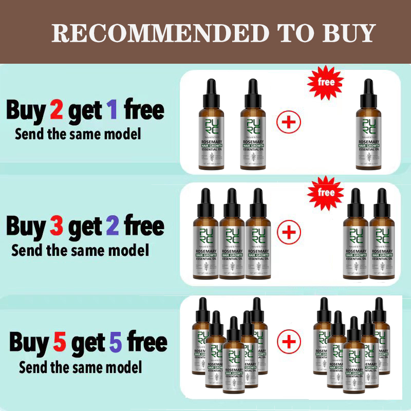 PURC Rosemary Oil For Hair Gro - огляд і ціна Ingrown Hair Serum