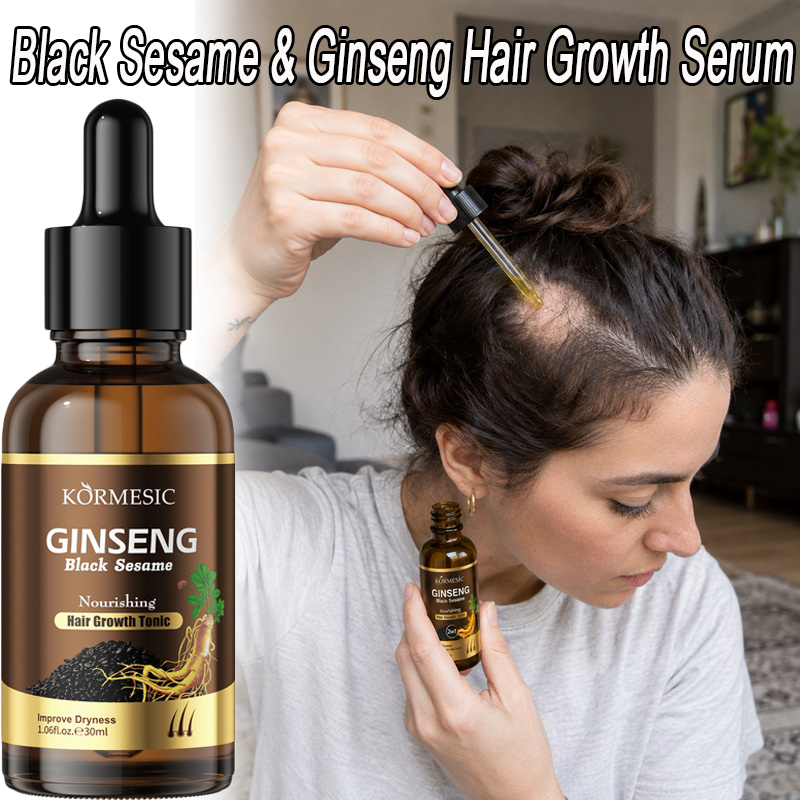 Black Sesame Ginseng Hair Grow - огляд і ціна Ingrown Hair Serum