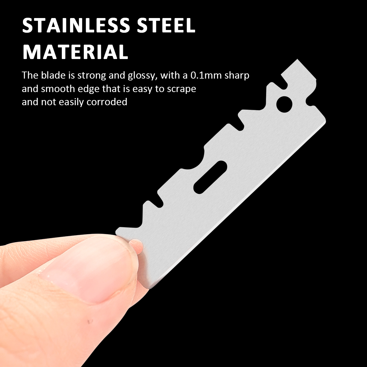 100pcs Razor Blades Stainless  - огляд і ціна Straight Razor Safety