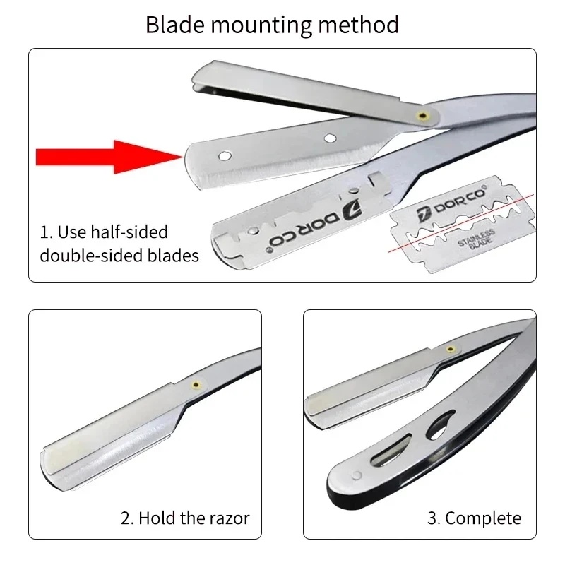 1pc Straight Razor Edge Stainl - огляд і ціна Straight Razor Safety