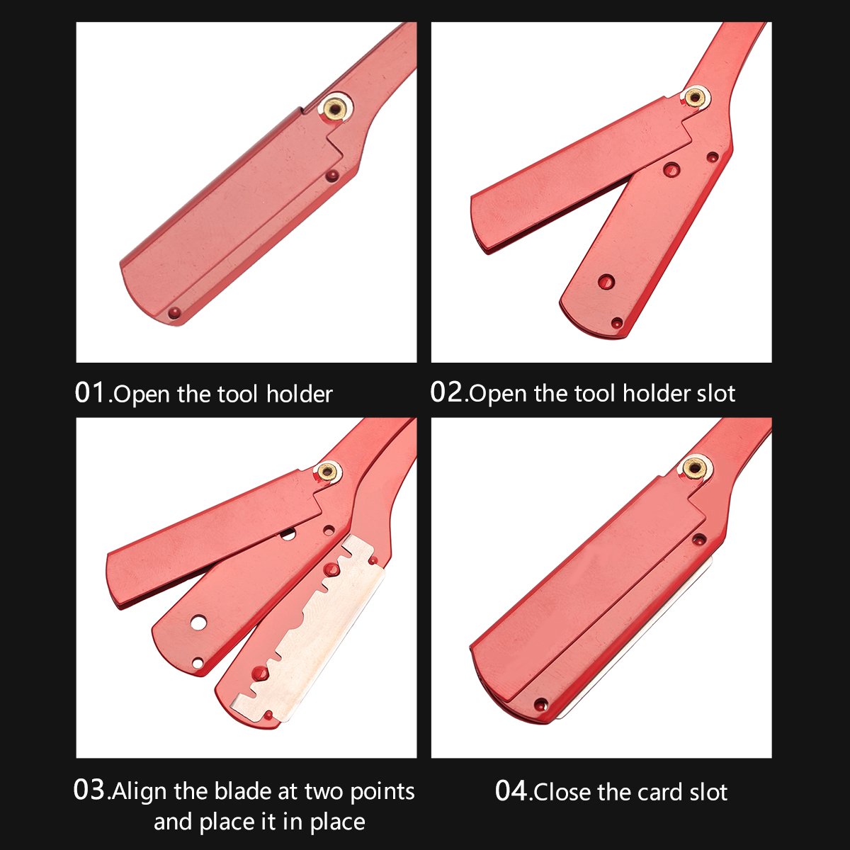 Salon barber razor manual colo - огляд і ціна Straight Razor Safety